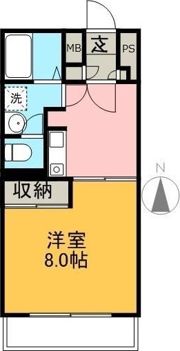 カーサ・ナリトモ中庄の間取り画像