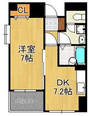 MDIインターフェイス竪町の間取り画像
