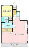 マンションやまと 2-の間取り画像