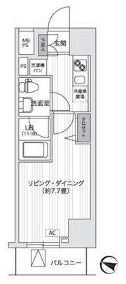 Primal Gotandaの間取り画像