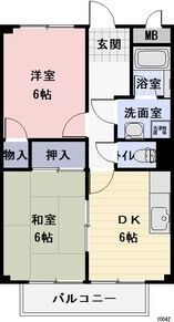 SurplusTwo河井の間取り画像