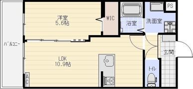 ベレッツァ神田町Iの間取り画像
