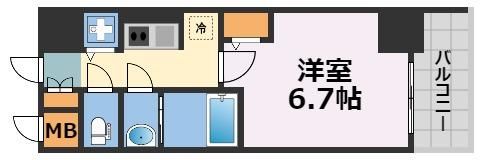 アドバンス大阪城グラシアの間取り画像