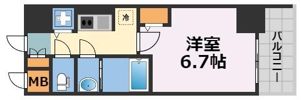 アドバンス大阪城グラシアの間取り画像