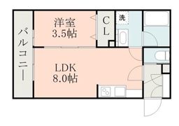 T＇sCASK小山の間取り画像