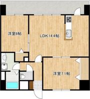 クロノス39京町本丁の間取り画像
