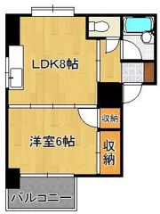 コーポ小林 小倉の間取り画像