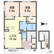 桜ガーデン空港通の間取り画像