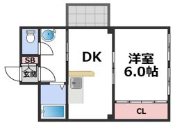 ハイコート泉尾の間取り画像