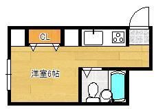 メゾンドアルタス清水の間取り画像