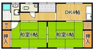 大谷アパートの間取り画像