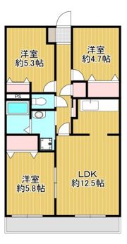 ランドロードUA棟の間取り画像