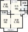 エスポワール鮎川Aの間取り画像