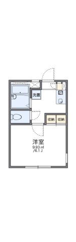 レオパレスパルファンの間取り画像