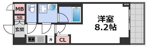 Fortuney大手前の間取り画像