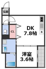 グランツ喜連の間取り画像