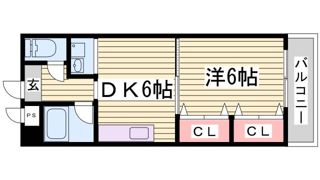 パルメゾン北町の間取り画像