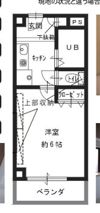 サンパレス豊中Ⅲの間取り画像