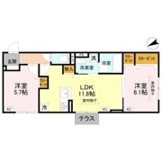 D-Luxe中居町の間取り画像