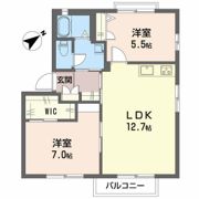 ソレイユ B棟の間取り画像