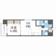 レジディア京町堀の間取り画像