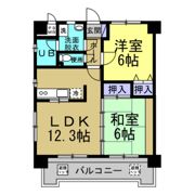 ロイヤルパレスホウゲツの間取り画像