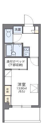 レオパレス古島HIGAの間取り画像