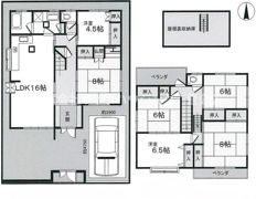 豊野町戸建貸家の間取り画像