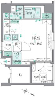 LEXE AZEST亀戸の間取り画像