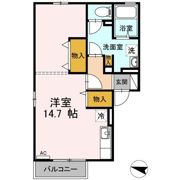 エクセル東尾道 A棟の間取り画像