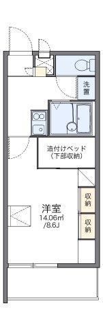 レオパレスクレール勝賀の間取り画像