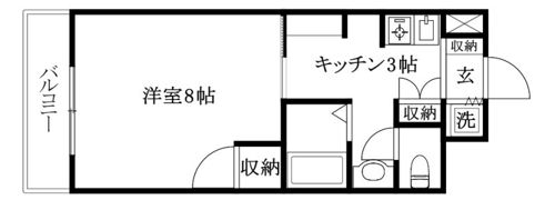 エコール久米の間取り画像