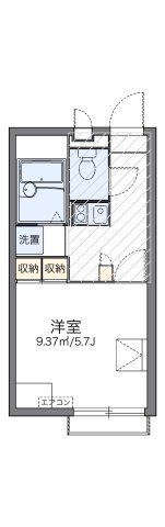 レオパレスアズールの間取り画像