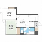 エドケンベルトピア豊中Ⅰの間取り画像
