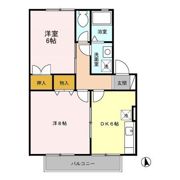 エバンスタウンコスモAの間取り画像