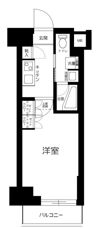 ステージファースト飯田橋アジールコートの間取り画像