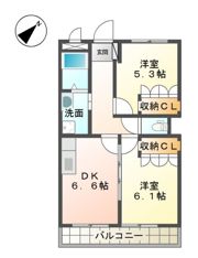 グランドシャトーⅡの間取り画像