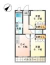 グランドシャトーⅡの間取り画像