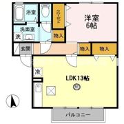 ヴェーデルⅡの間取り画像