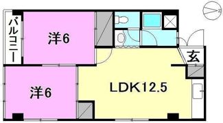 第8成田マンションの間取り画像