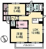 シャーメゾンローズの間取り画像
