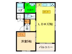 アップフィールド富田橋の間取り画像
