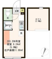 シャルムニシオギの間取り画像
