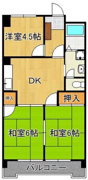 シャトレ沼本町IIの間取り画像