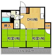 シャトレ穴生IIの間取り画像