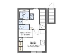 レオパレスいずみの間取り画像