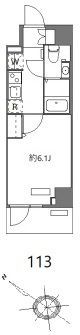 エヌステージ西船橋市川の間取り画像