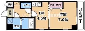 ヴェルジュ南草津の間取り画像