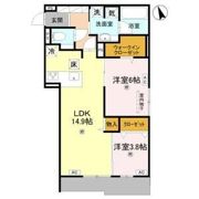 メゾンルル赤川の間取り画像