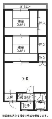 グリーンハイツ三栗の間取り画像